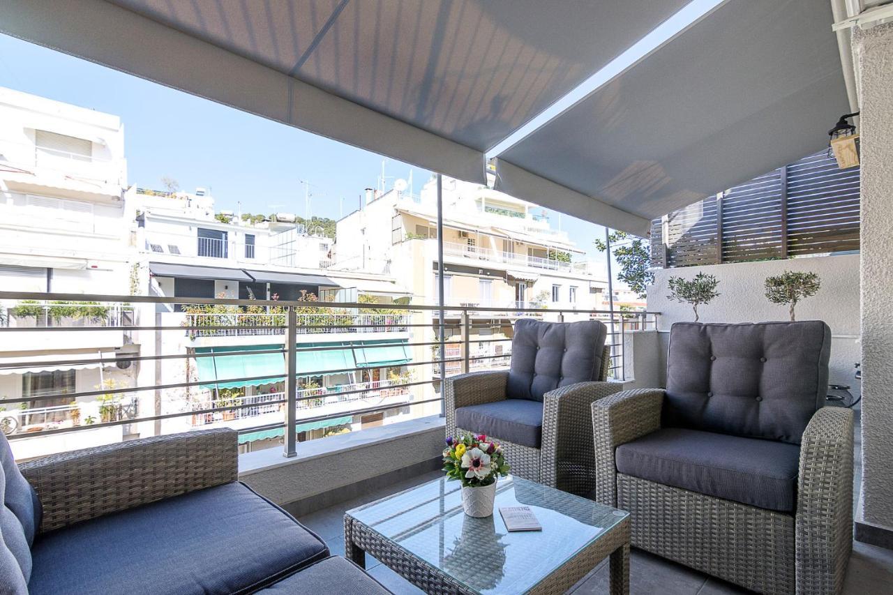 Chic Penthouse For 4 Ppl In Kolonaki Apartment Athens Luaran gambar